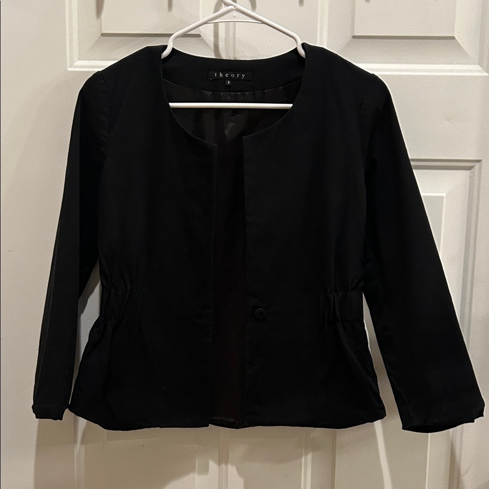 Theory Women's Elegant Black Suit Jacket